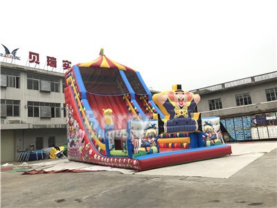 Factory Cheap Price Children Clown Inflatable Slide